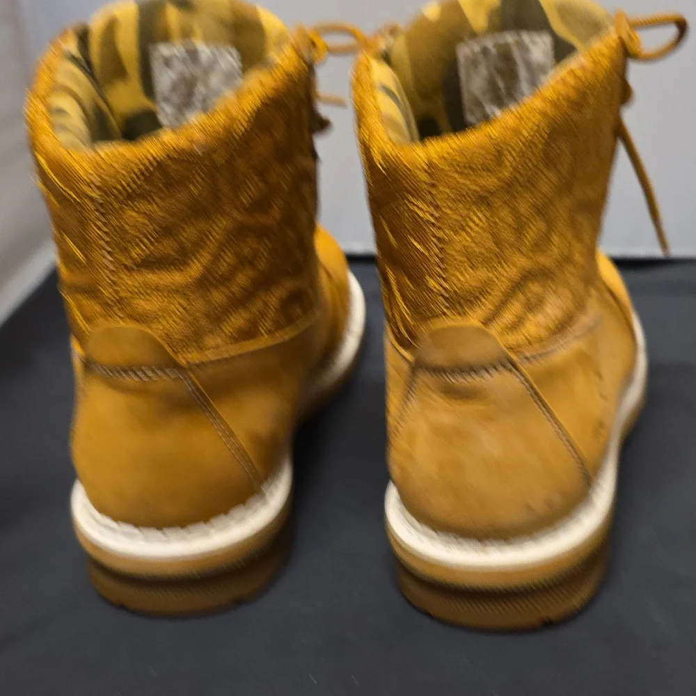 South Pole Tan Suede Boys Or Womens Boots Boys Size 5 / Womens Size 6.5 - Picture 4 of 14